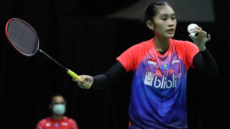 Choirunnisa kalah lawan Asti Dwi Widyaningrum di pertandingan Mola TV PBSI Home Tournament, Kamis (23/07/20).