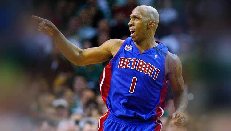 Chauncey Billups saat masih membela Detroit Pistons.
