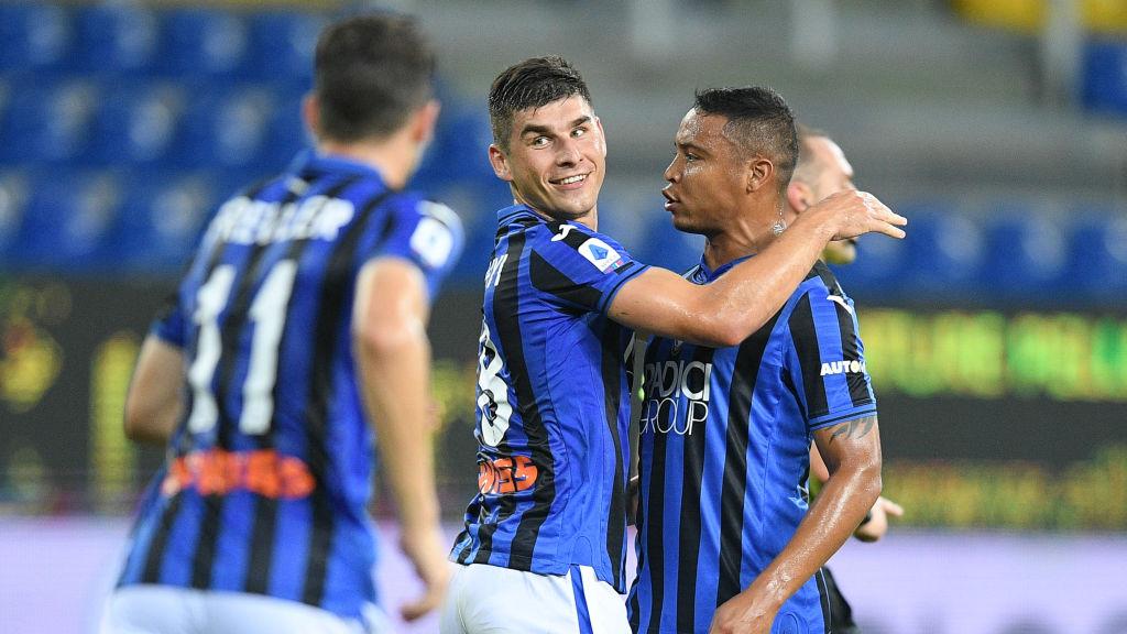 Ruslan Malinovskyi (tengah) sosok monster baru milik Atalanta Copyright: Giuseppe Maffia/NurPhoto via Getty Images