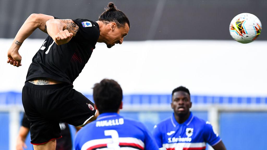 AC Milan vs Sampdoria: Zlatan Ibrahimovic Cetak Rekor Baru - INDOSPORT