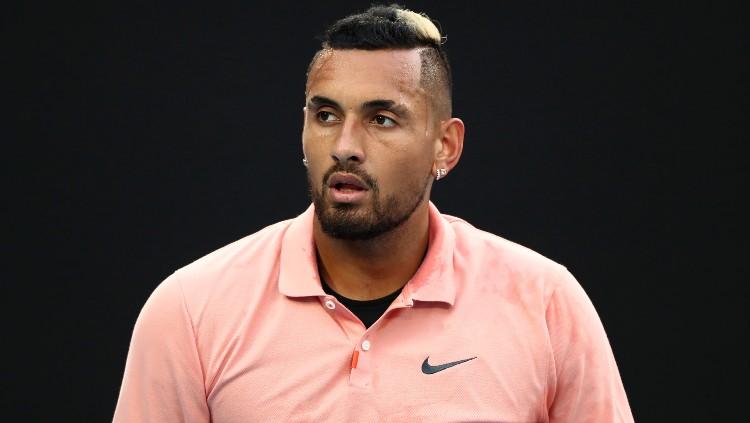 Nick Kyrgios di turnamen tenis Australia Terbuka 2020.