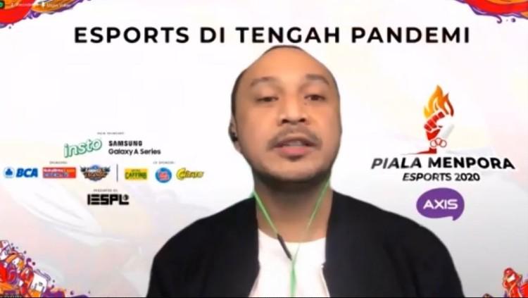 Giring Ganesha kembali ditunjuk untuk menjabat sebagai Ketua Pelaksana Piala Menpora eSports 2020.