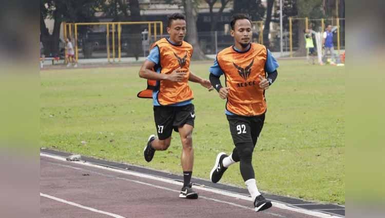 Klub Liga 2 2020, PSMS Medan, menggelar tes fisik VO2 Max (Volume Oksigen Maximum), untuk melihat kondisi para pemain. - INDOSPORT