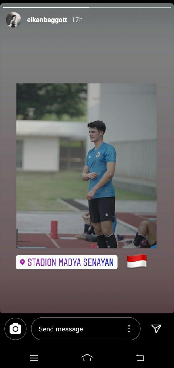 Pemain Timnas Indonesia U-19, Elkan Baggott. Copyright: Instagram @elkanbaggott