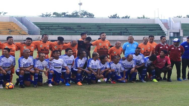 laga persahabatan antara Bersaudara Grup melawan All Star Kabupaten Tanah Laut (Tala) Kalimantan Selatan di Stadion Demang Lehman, Martapura.