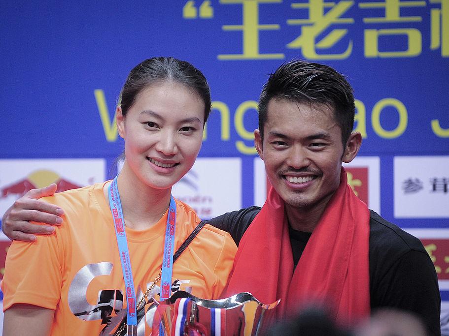 Xie Xingfang dan Lin Dan Copyright: Visual China Group via Getty Images