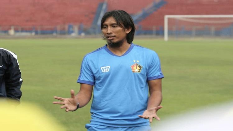 Pelatih anyar klub Liga 1 Persik Kediri, Budi Sudarsono.