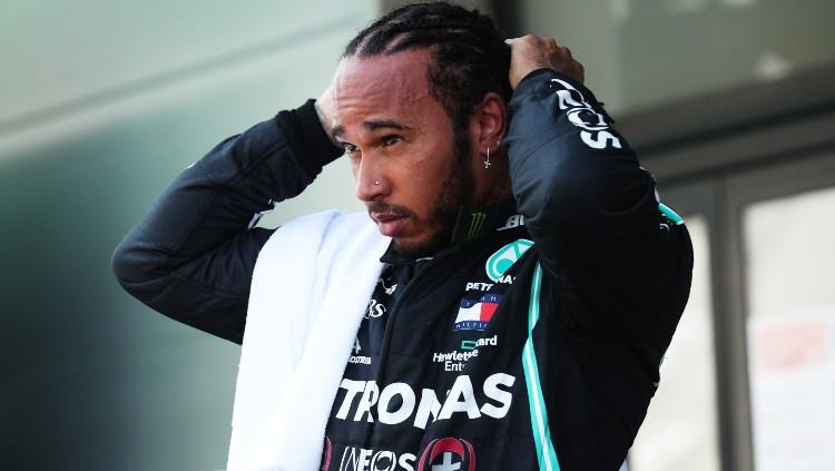 Lewis Hamilton di sesi kualifikasi F1 GP Spanyol 2020.