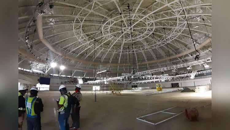 Gedung Istora Papua Bangkit yang telah mencatatkan 3 rekor MURI sekaligus.