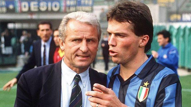 Giovanni Trapattoni bersama dengan Lotar Matthaus saat membesut Inter Milan di laga Serie A Italia. - INDOSPORT