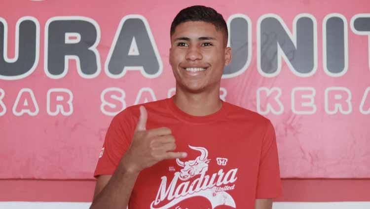Striker Madura United asal Brasil, Robert Junior Rodrigues Santos. - INDOSPORT