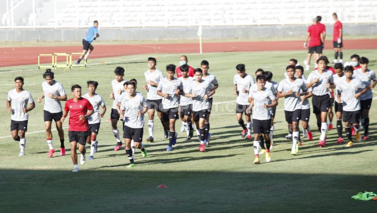 Skuat Timnas U-19 Latihan dan Dipimpin Shin Tae-yong