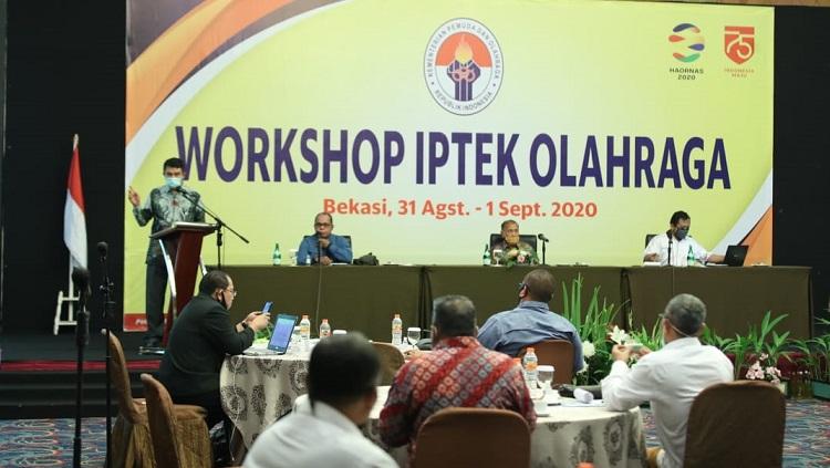 Kemenpora terus menyelaraskan semangat tema Hari Olahraga Nasional (Haornas) 2020 di kancah olahraga Indonesia.