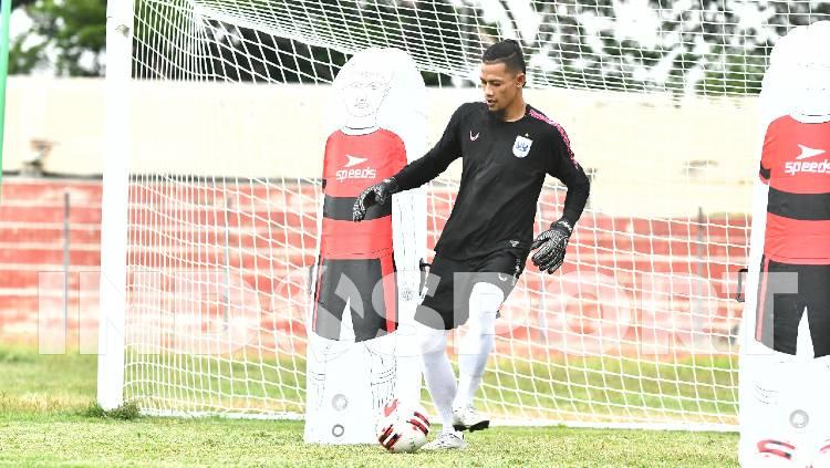 Jandia Eka Putra saat kembali mengikuti sesi latihan rutin PSIS pada Kamis (03/09/20) sore di Stadion Kebondalem, Kendal.