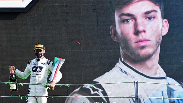 Pierre Gasly menjadi juara di F1 GP Belgia dan sempat berjuang dengan Sean Gelael.