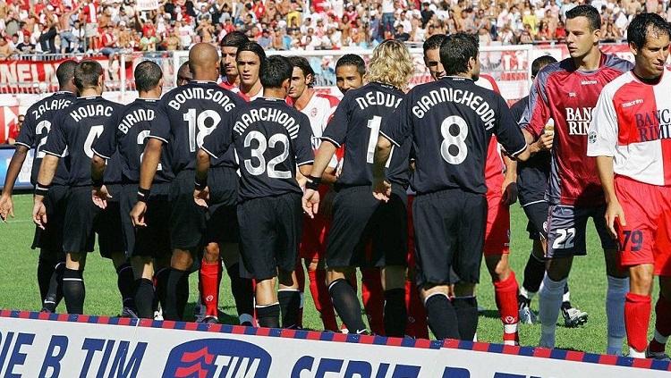 Pertandingan pertama Juventus di Serie B 2006-2007 melawan Rimini, 9 September 2006.