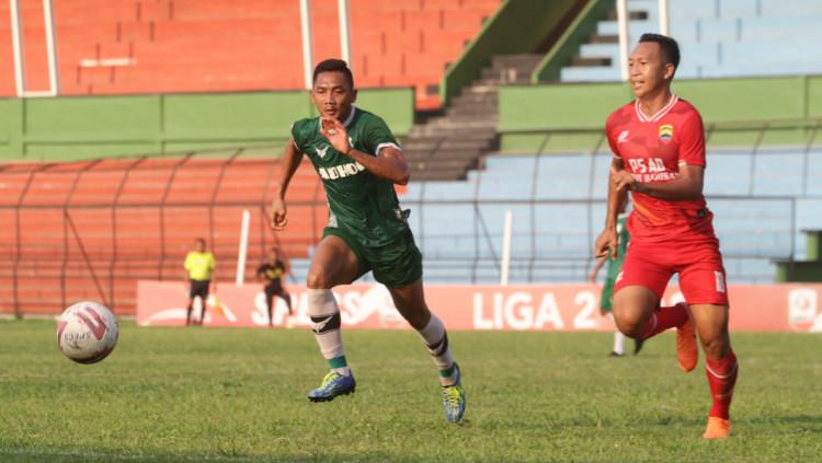 PSMS Medan saat melakoni uji coba jelang Liga 2 di Stadion Teladan, Selasa (08/09/20).