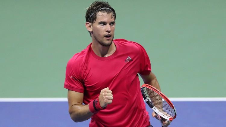 Dominic Thiem di AS Terbuka 2020.