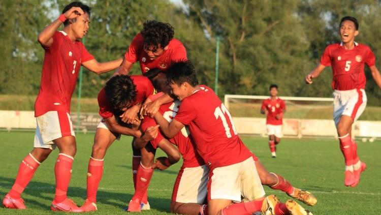 Berikut adalah hasil pertandingan persahabatan yang mempertemukan Timnas Indonesia U-19 vs NK Dugopolje yang berakhir dengan kemenangan untuk Garuda Nusantara. - INDOSPORT