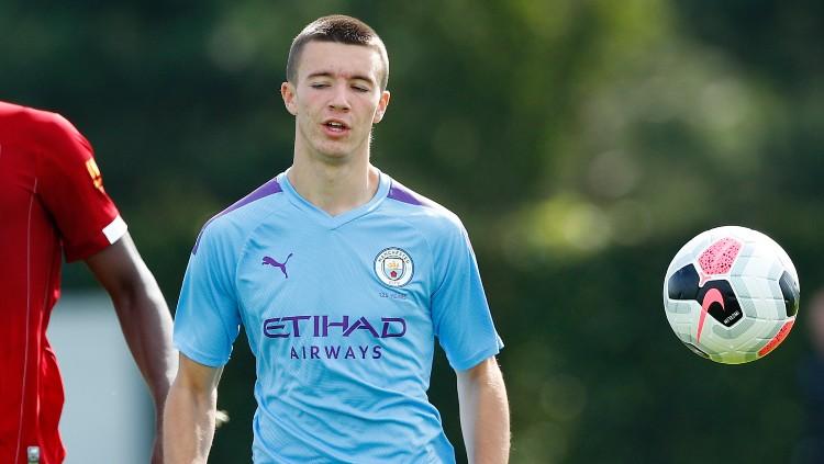 Charlie McNeill, pemain Manchester City. Copyright: Manchester City FC/Manchester City FC via Getty Images