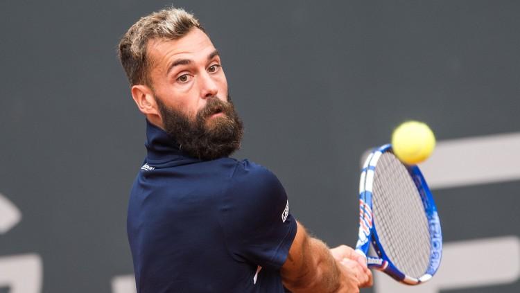 Pemain tenis asal Prancis, Benoit Paire, berlaga di Jerman Terbuka 2020.