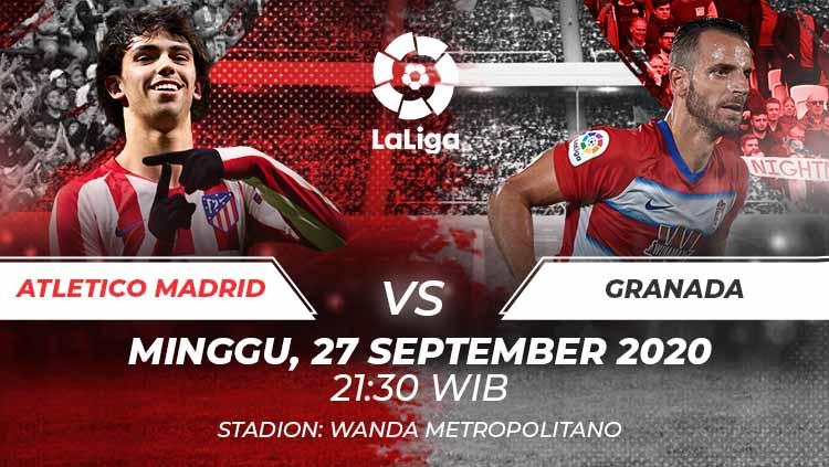 Berikut prediksi pertandingan LaLiga Spanyol antara Atletico Madrid vs Granda, Minggu (27/09/20).