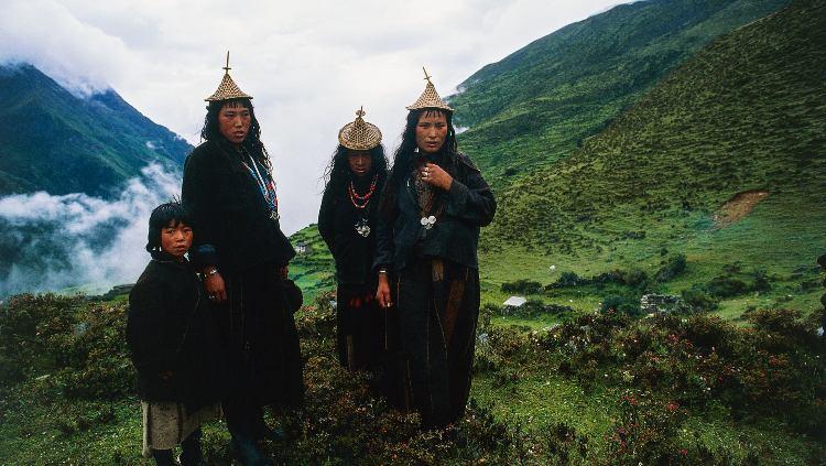 Penduduk asli Bhutan dari suku Layap.