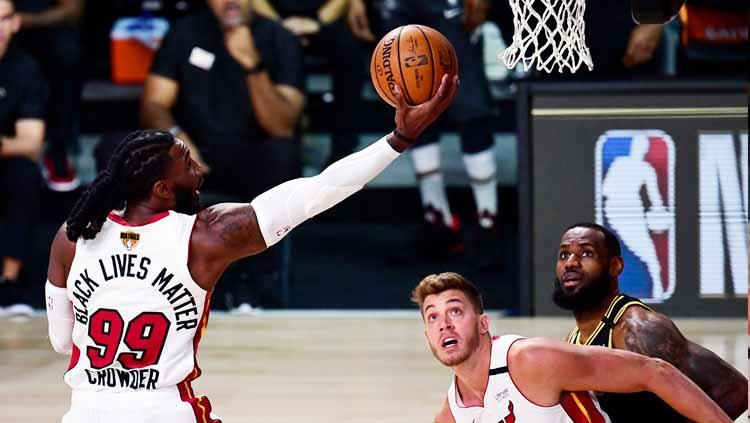 Jae Crowder berhasil menambah angka bagi Miami Heat saat menghadapi LA Lakers di game kedua partai final NBA 2019/20.