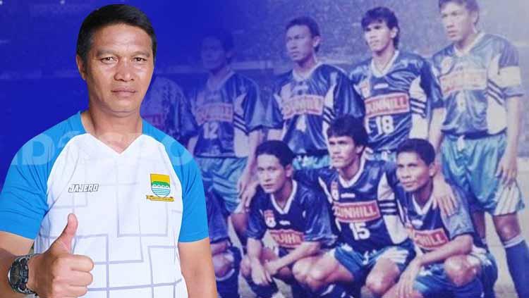 Yadi Mulyadi, merupakan salah seorang legenda Persib Bandung di era 1990-an dan saat itu menjadi pemain andalan di lini pertahanan tim berjuluk Maung Bandung. - INDOSPORT