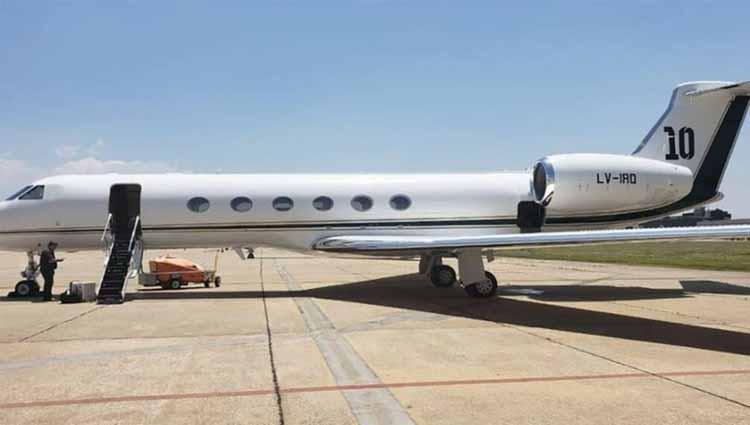 Isi Jet pribadi Lionel Messi. Copyright: marca