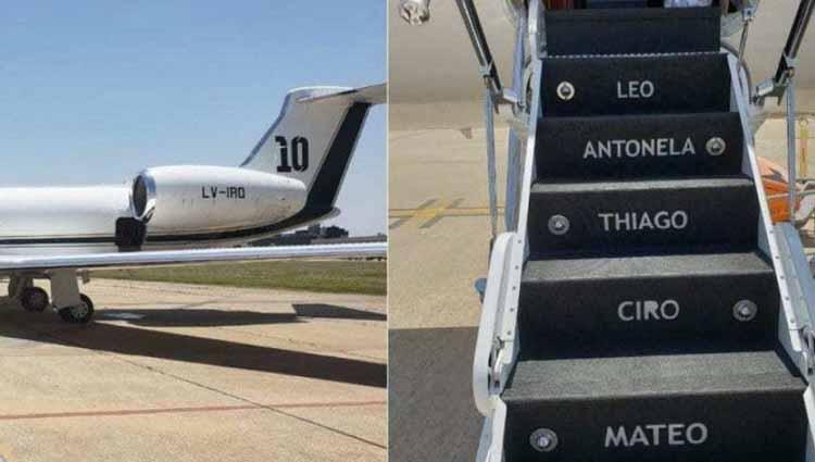 Isi Jet pribadi Lionel Messi. Copyright: marca