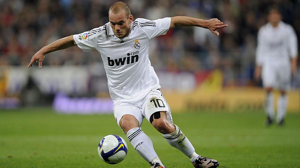 Sneijder dan nomor punggung 10 Real Madrid Copyright: Denis Doyle/Getty Images