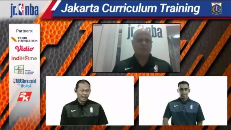 Webinar Jr. NBA Coaches Academy pada 10-11 September 2020. Copyright: Jr. NBA