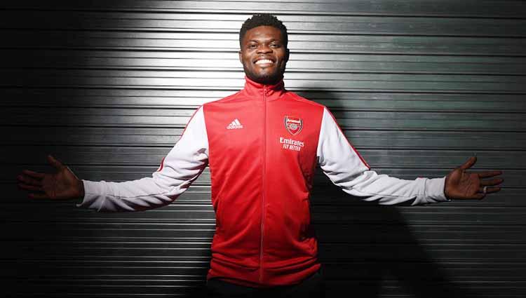 Pemain baru Arsenal, Thomas Partey. Copyright: MacFarlane/Arsenal FC via Getty Images