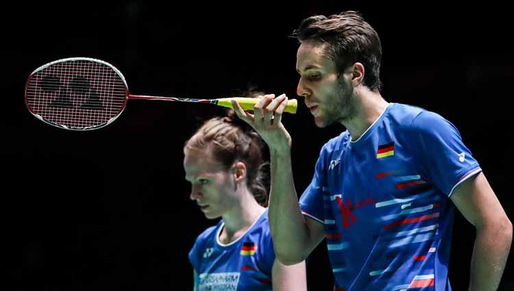 Pebulutangkis asal Jerman, Mark Lamsfuss dan Isabel Herttrich.