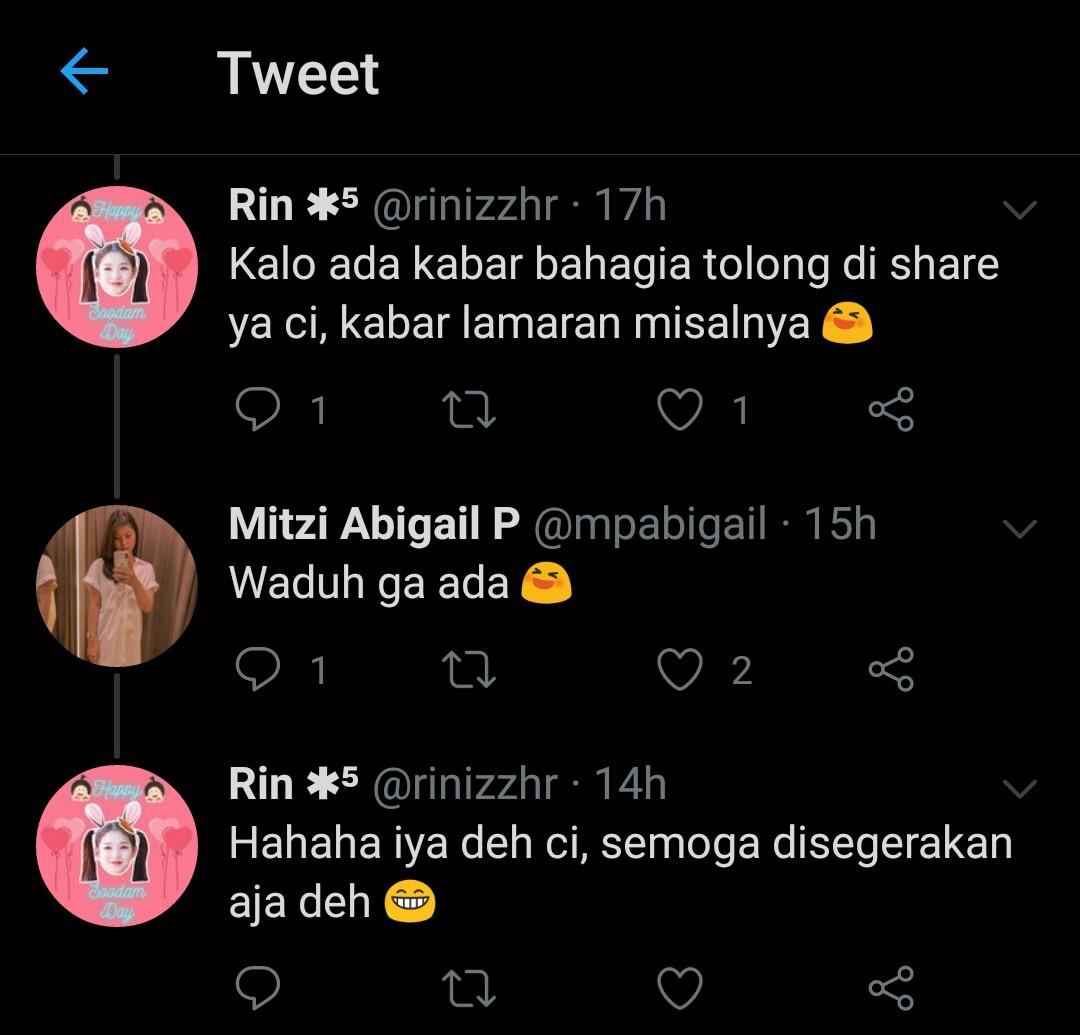Mizi Abigail Anthony Ginting Copyright: Twitter Mitzi Abigail