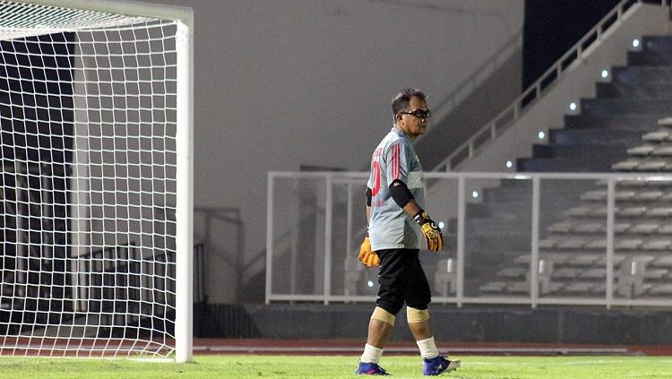 Kiper legendaris Persija Jakarta, Zahlul Fadil.