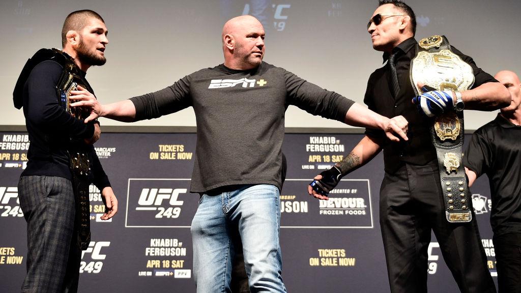 Khabib Nurmagomedov, Dana White, dan Tony Ferguson
