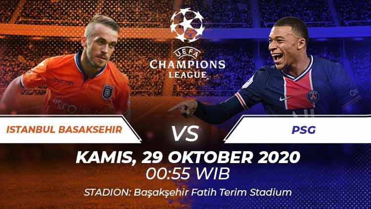 Prediksi Pertandingan Liga Champions Istanbul Basaksehir Vs Psg Indosport