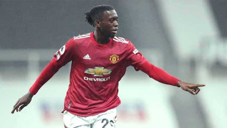 Aaron Wan-Bissaka, pemain sepakbola Manchester United. - INDOSPORT