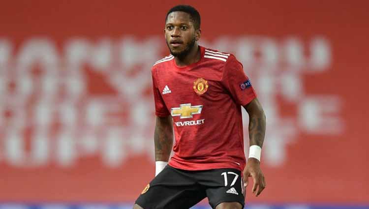 Fred, pemain sepakbola Manchester United Copyright: Vincent Mignott/DeFodi Images via Getty Images