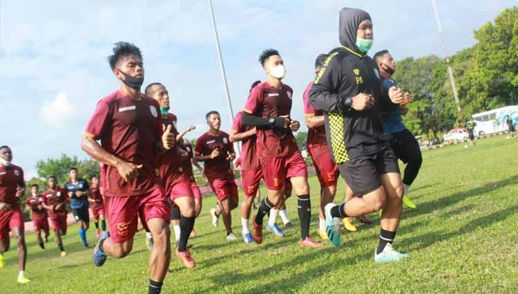 Latihan terakhir punggawa Muba Babel United.