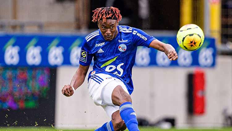 Mohamed Simakan, pemain sepakbola Strasbourg.