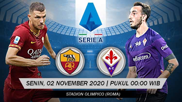 Berikut link live streaming pertandingan Serie A Italia pekan ke-6 yang akan mempertemukan AS Roma vs Fiorentina. - INDOSPORT