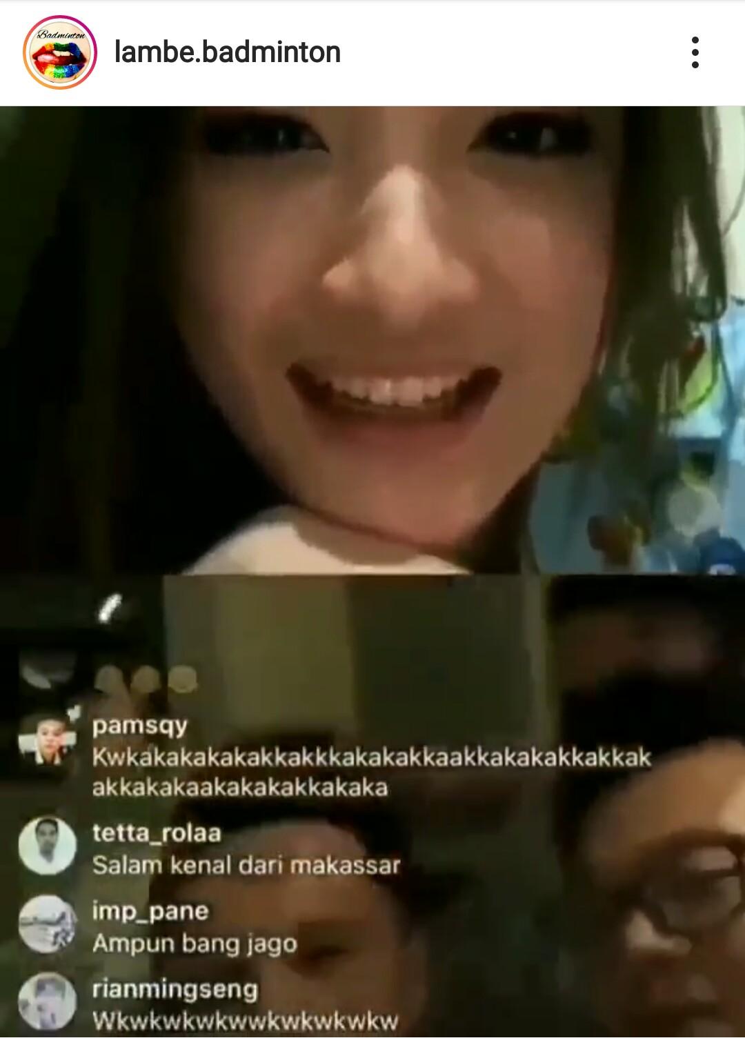 Kevin Sanjaya-Natasha Wilona Copyright: Instagram Lambe Badminton