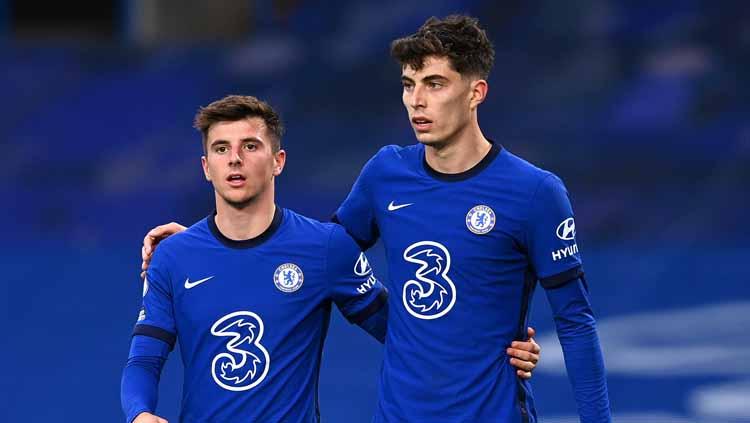 Mason Mount dan Kai Havertz. Copyright: Getty Images