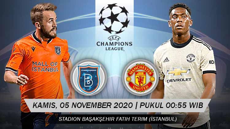 Link Live Streaming Liga Champions Istanbul Basaksehir Vs Man United Indosport