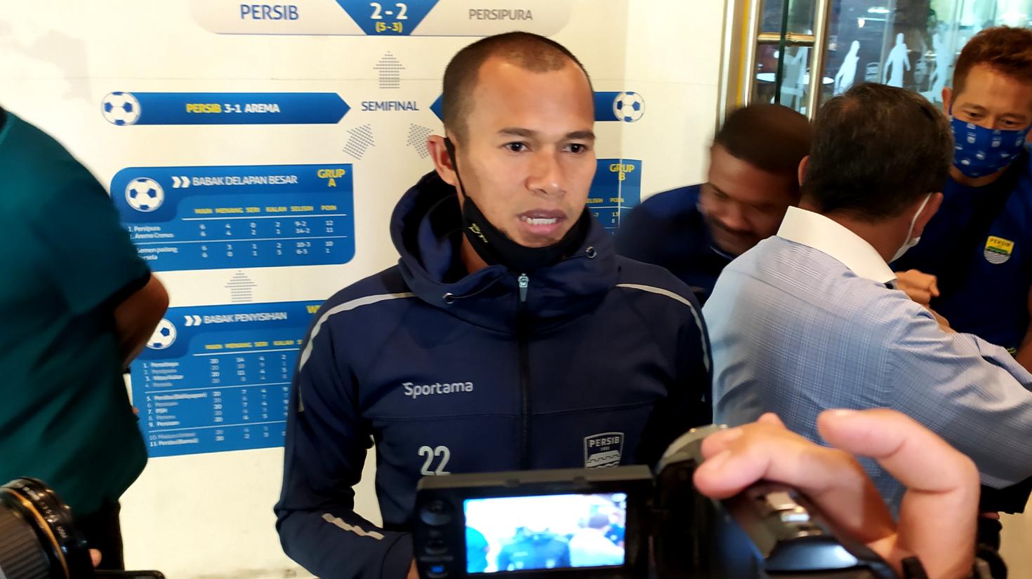 Kapten tim Persib, Supardi Nasir, saat ditemui di Graha Persib, Jalan Sulanjana, Kota Bandung, Selasa (03/11/2020).