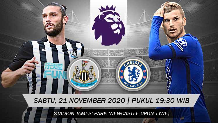 Berikut prediksi pertandingan Liga Inggris antara Newcastle United vs Chelsea.
