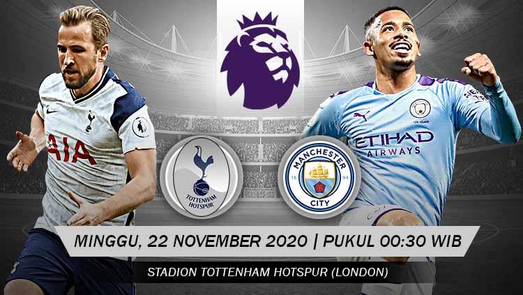 Berikut link live streaming pertandingan Liga Inggris pekan ke-9 yang akan mempertemukan Tottenham Hotspur vs Manchester City. - INDOSPORT